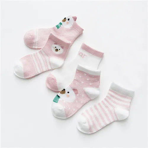 Baby Bubble soft cotton baby socks in a 5-pack, featuring colorful, cozy infants' socks with gentle stretch for comfortable fit.