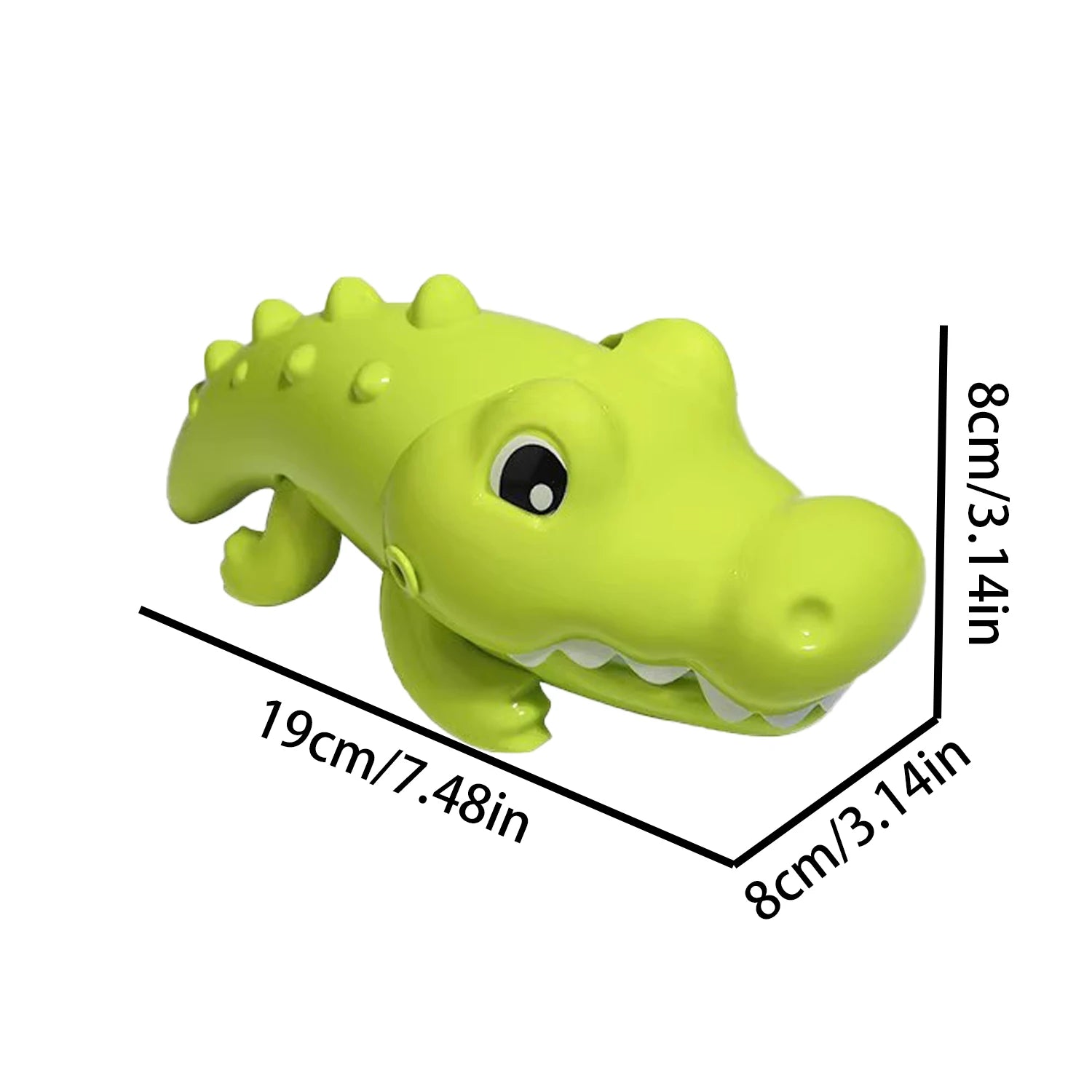 Kids crocodile bath toy from Baby Bubble featuring a colorful crocodile design for splashy water play during bath time.