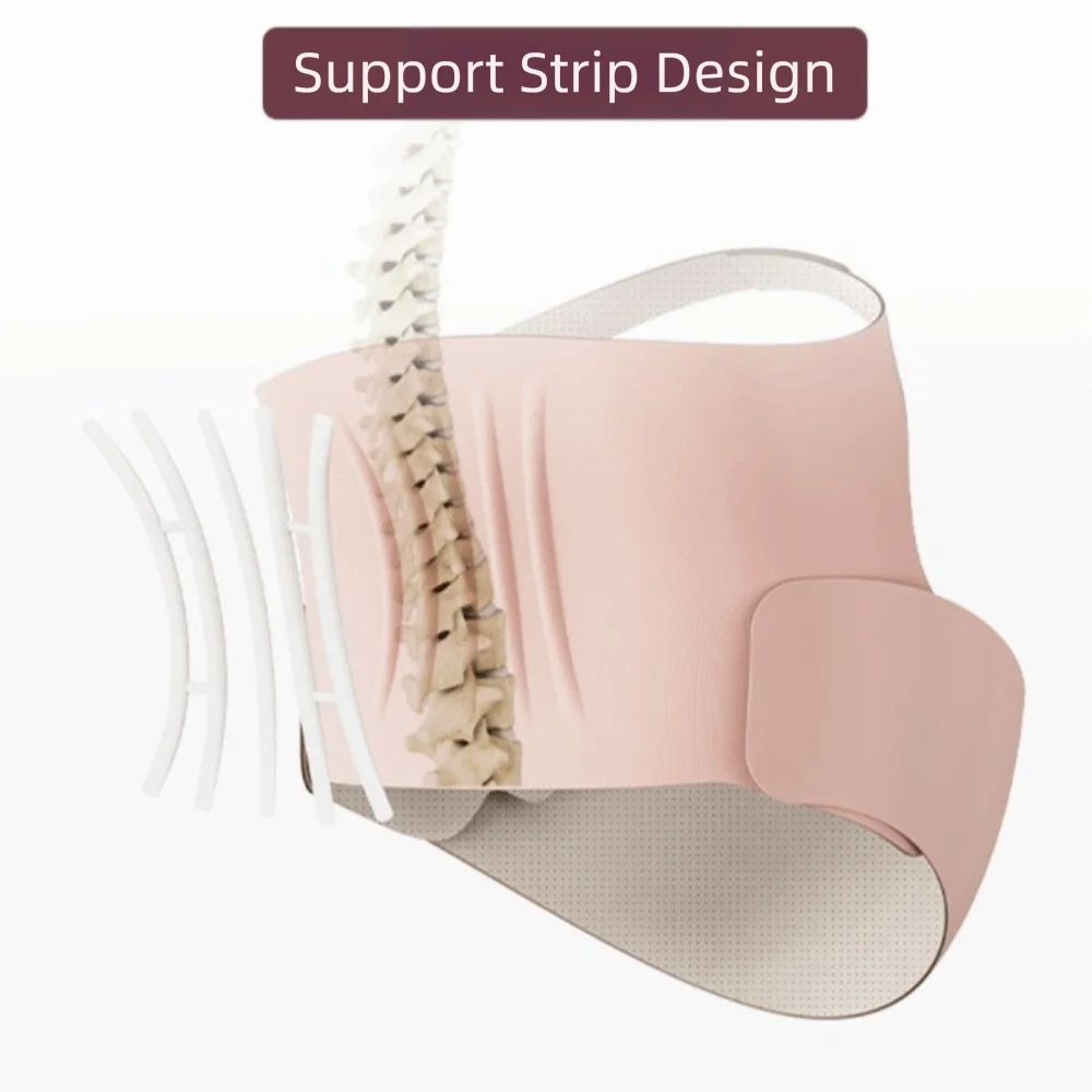 Adjustable Baby Bubble maternity belly support band worn around a pregnant woman's abdomen for comfort during pregnancy.