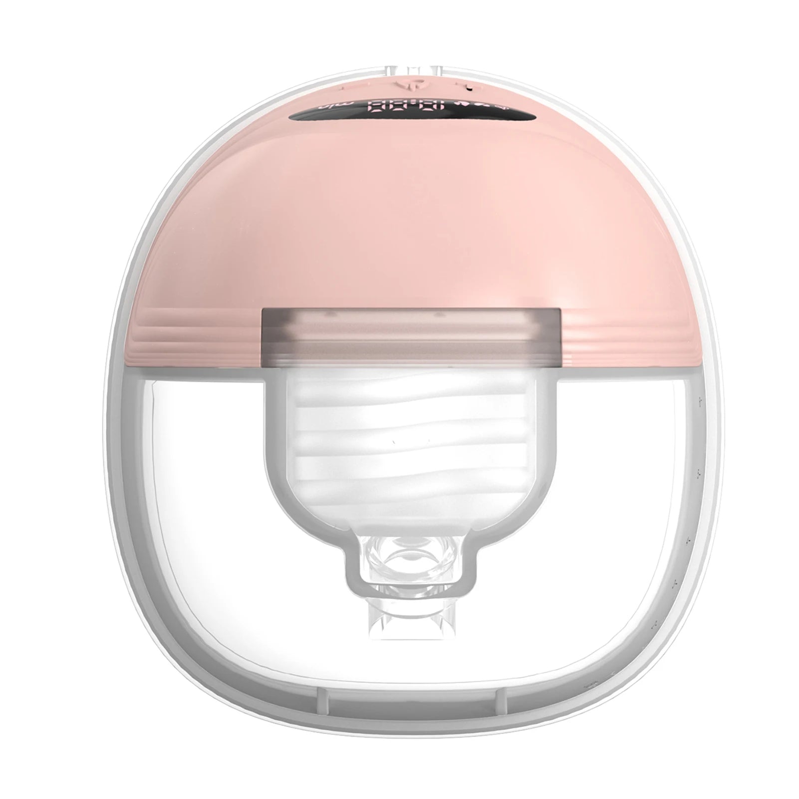 Baby Bubble wearable silent electric breast pump shown in black, compact and portable for hands-free breastfeeding support.