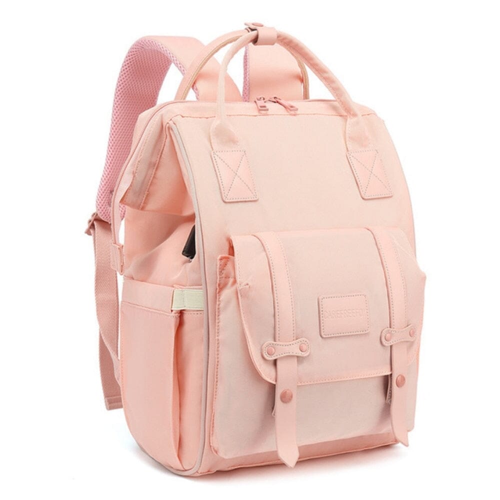 Baby Nappy Bag Mummy Bag Backpack Waterproof Storage Handbag Outdoor Travel Mommy Maternity Bag For Baby Stuff 2 Layer Gray 0 Baby Bubble Store light coral