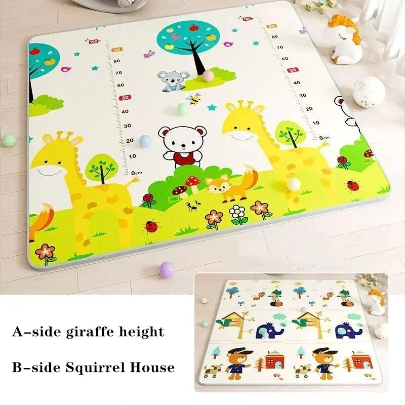 Baby Bubble baby activity play mat with thick cushioning and colorful patterns, ideal for safe tummy time and play.