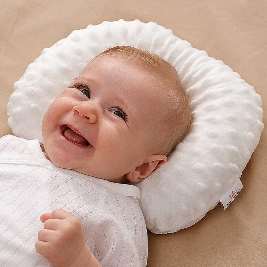 Newborn Sleep Support Pillow Concave Breathable Pillow 2-sided Pillow for Baby Round head Baby Bedding 0 Baby Bubble Store 